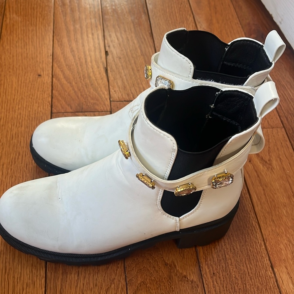 white boots